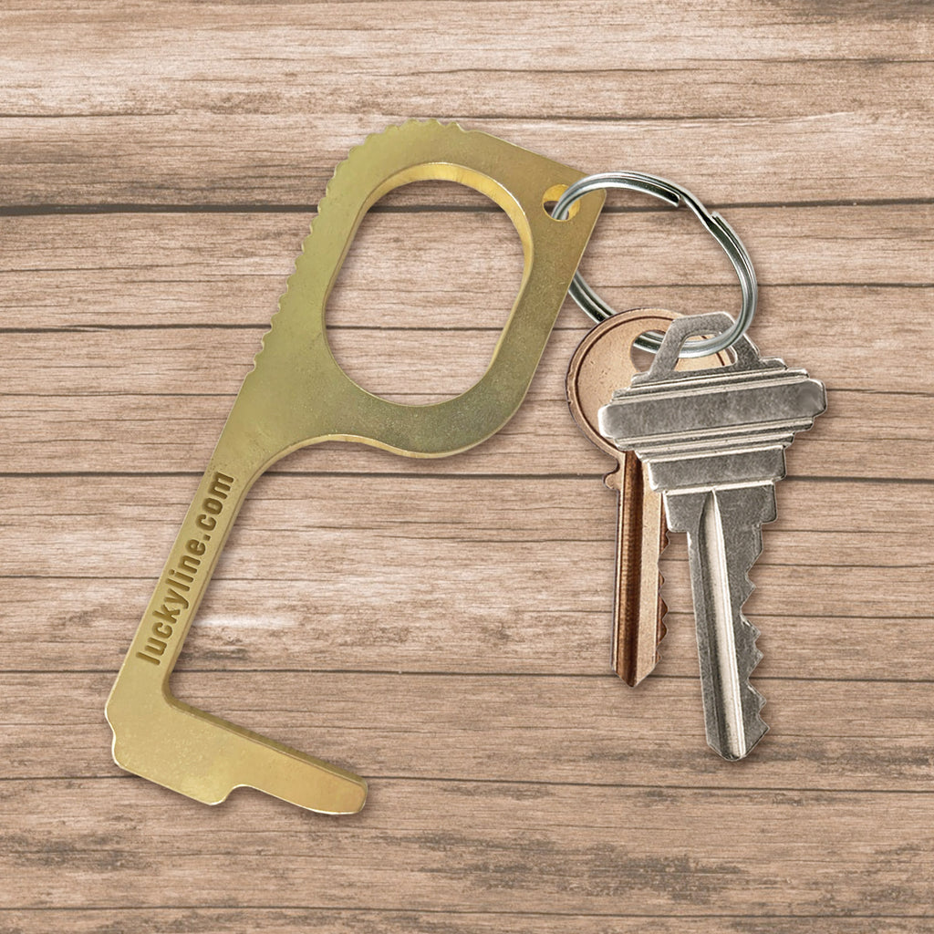 How the Touchless Brass Door Opener & Stylus is changing the way we do things.