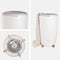 Zadro Large Hot Towel Warmer Bucket Timer Electric Towel Warmer for Bathroom Auto-Shut Off Heated Towel Warmer Spa (Large | 20L | 12" Dia. x 21" Tall, White)
