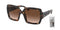 Prada PR21XS 2AU6S1 54MM Havana /Brown Gradient Square Sunglasses for Women + BUNDLE With Designer iWear Complimentary Eyewear Kit