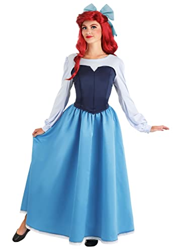The Little Mermaid Ariel Blue Dress Costume for Women Medium