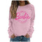 Come On Let's Go Party Bar-bie Sweatshirt for Women Trendy Girls Shirt Cute Bachelorette Pullover Fall Casual Holiday Tops