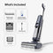 Tineco Floor ONE S5 Smart Cordless Wet Dry Vacuum Cleaner and Mop for Hard Floors, Digital Display, Long Run Time, Great for Sticky Messes and Pet Hair, Space-Saving Design, Blue