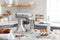 KitchenAid Artisan Series 5 Quart Tilt Head Stand Mixer with Pouring Shield KSM150PS, Metallic Chrome