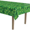 Beistle Printed Plastic Shamrock Table Cover Luck of The Irish Celebrations and Happy St. Patrick’s Day Party Supplies, 54"x108", Green