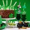24 St. Patrick’s Day Party Favors Shamrock Drinking Straws for Lucky Irish Party Saint Party Supplies with 2 PCS Straws Cleaning Brush