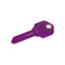 lucky line magnetic keys simple way to hide a spare key purple kwikset