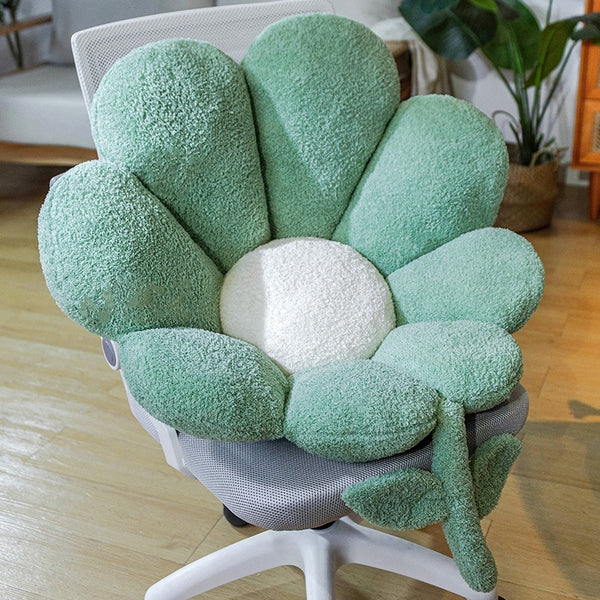 Flower Pillow Back Cushion Cute Plush Sofa Throw Pillow