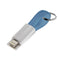 lightning cable and micro usc charging cable key chain