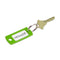 Flexible Colored Plastic Key Tag with 3/4" Split Ring in Assorted Colors, Includes 200 Tags