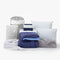 OCM Comfort Dorm Essentials Value Pack - 19 Piece Twin XL Set | Twin XL | Comforter, Sheets, Topper, Towels, Storage & More | Nate Blue and Navy | Classic Blue Solids