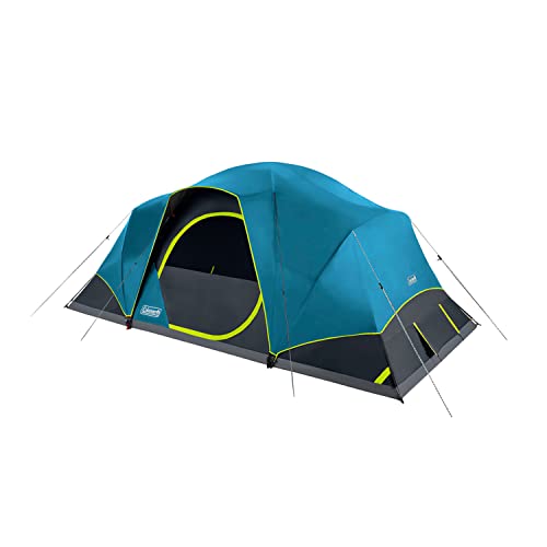 Coleman Skydome Camping Tent with Dark Room Technology, 10 Person