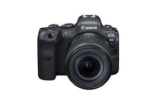 Canon EOS R6 Full-Frame Mirrorless Camera + RF24-105mm F4-7.1 is STM Lens Kit, Black (4082C022)