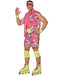 Spirit Halloween Barbie the Movie Adult Skating Ken Costume - S | Officially Licensed | Mattel | Couples Halloween Costumes | '80s Accessories