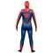 MARVEL Spider-Man Adult Deluxe Zentai Suit - Spandex Jumpsuit with Printed Design and Detachable Spandex Mask with Plastic Eyes