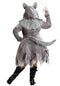 Plus Size Womens Wolf Costume Adult Grey Wolf Dress 3X