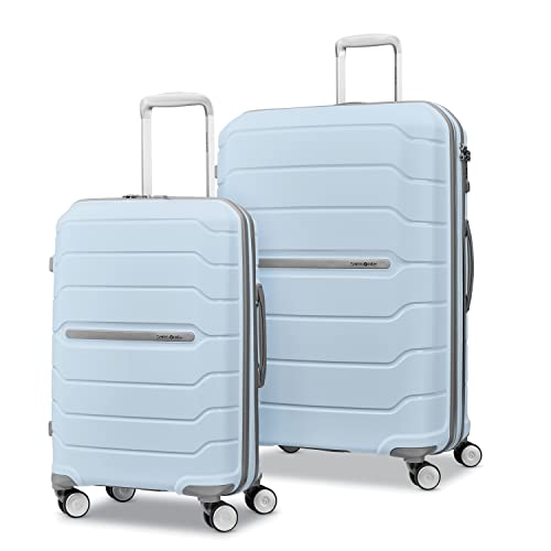 Samsonite Freeform Hardside Expandable Luggage with Spinners | Powder Blue | 2PC SET (Carry-on/Large)