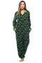 Just Love 6350-S Adult Onesie/Womens Pajamas Alien Small