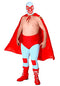 Adult Nacho Libre Costume Mens, Ignacio Red Luchador Wrestler Mexican Halloween Outfit X-Large