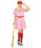 Tipsy Elves Women's Halloween Pink Baseball Player Costume Dress Size Large