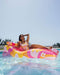 FUNBOY & Barbie Luxury Dream Chaise Lounger, Chair Pool Float - Land Or Water Inflatable with Cup Holder and Headrest