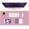 K KNODEL Desk Mat, Mouse Pad, Desk Pad, Waterproof Desk Mat for Desktop, Leather Desk Pad for Keyboard and Mouse, Desk Pad Protector for Office and Home (Purple, 31.5" x 15.7")