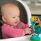 Sassy Teethe & Twirl Sensation Station 2-in-1 Suction Cup High Chair Toy | Developmental Tray Toy for Early Learning | for Ages 6 Months and Up