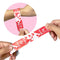 JoFAN 48 PCS Valentines Slap Bracelets Toys for Kids School Class Classroom Valentines Day Cards Gifts Prizes Party Favors