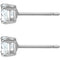 SWAROVSKI Attract Pierced Stud Earrings, Clear Crystals on a Rhodium Finish Setting, Part of the Swarovski Attract Collection