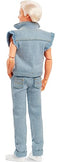 Barbie The Movie Collectible Ken Doll Wearing All-Denim Matching Set with Original Ken Signature Underwear