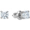SWAROVSKI Attract Pierced Stud Earrings, Clear Crystals on a Rhodium Finish Setting, Part of the Swarovski Attract Collection