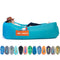 Chillbo Shwaggins Inflatable Couch – Cool Inflatable Chair. Upgrade Your Camping Accessories. Easy Setup is Perfect for Hiking Gear, Beach Chair and Music Festivals. (Cyan + Orange)