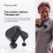 Theragun Mini 2.0 - Handheld Electric Massage Gun - Compact Deep Tissue Treatment for Any Athlete On The Go - Portable Percussion Massager with QuietForce Technology & 3 Foam Attachments - Black
