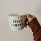 Sweet Water Decor Honeycomb Tile Coffee Mugs | Novelty Coffee Mug with Gold Handle | Microwave & Dishwasher Safe | 17oz Coffee Cup | Fall Gift (Hello Pumpkin)