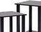 Furinno Simplistic Set of 2 End Table, Espresso/Black