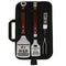 Panoware BBQ Grill Tools Set Gift for Dad, 4 Piece Set, Number 1 Dad Tongs, Spatula, Digital Thermometer and Case