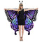 SunnyLisa Halloween/Party Butterfly Wings Shawl Costumes, Double-Sided Printing Fabric, Cosplay Fairy Cape Women Galaxy