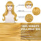 FILMIA Blonde Princess Wig for Women, 4 Pieces Set of Golden Long Wavy Cosplay Peach Wig Costume Halloween Party （Wig + Crown+ Brooch+Earrings）