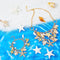 Shinymoon 5 Pcs Mermaid Costume for Women Corset Tops Sequin Skirt Starfish Pearl Necklace Bracelet Hair Clip for Cosplay (X-Large)