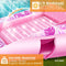 Sloosh Inflatable Tanning Pool Lounger Float for Adults, 85" x 57" Extra Large Suntan Tub Pool Floats Sun Tan Tub Ice Bath Tub Tanning Bed Blow up Pool Raft Lounge Floatie（XL-Pink）