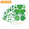 St Patricks Day Window Clings, Shamrock Stickers for St Patricks Day Decorations, 109 PCS Reusable Static Spring Window Clings Decor
