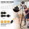 Phone Tripod, Lusweimi 67-inch Horizontal Tripod Stand with 360° Adjustable Ball Head and Wireless Remote for Camera/iPhone/Webcam, Tripod for Video Recording with Extended Arm/Clip Mount/Carry Bag