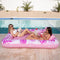 Sloosh Inflatable Tanning Pool Lounger Float for Adults, 85" x 57" Extra Large Suntan Tub Pool Floats Sun Tan Tub Ice Bath Tub Tanning Bed Blow up Pool Raft Lounge Floatie（XL-Pink）