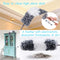 Microfiber Duster, 4PCS with Extension Pole(Stainless Steel) 30 to 100 Inches, Reusable Bendable Dusters, Washable Lightweight Dusters for Cleaning Ceiling Fan, High Ceiling, Blinds, Furniture, Cars