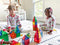 Magna-Tiles 100-Piece Clear Colors Set, The Original Magnetic Building Tiles For Creative Open-Ended Play, Educational Toys For Children Ages 3 Years +