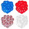 JOYYPOP 80Pcs Red White and Blue Latex Balloons with Confetti Balloons for 4th of July Decorations Independence Day Patriotic Anniversary