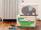3 Sprouts Kids Toy Chest - Storage Trunk for Boys and Girls Room, Elephant