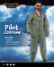 Spooktacular Creations Men’s Flight Pilot Adult Costume with Accessory for Halloween Party (Medium) Green
