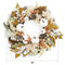 Fall Decor - Fall Wreaths for Front Door - 18 Inch Autumn Maples Leaf Pumpkin Pine Cone Berry Wreath - Fall Decorations for Thanksgiving Halloween Farmhouse Harvest Home Outdoor Indoor Window Wall