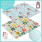 Gimars XL 0.6 inch Thicker Reversible Foldable Baby Play Mat, Waterproof Foam Floor Baby Crawling Mat, Portable Baby Playmat for Infants, Toddler, Kids, Indoor Outdoor Use