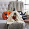 Yostyle Gus The Ghost with Pumpkin Pillow, 13" Gus The Halloween Ghost with Pumpkin Plush, Soft Stuffed Halloween Ghost Plush for Kids and Adults